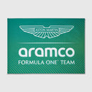 Official 2024 Aston Martin Aramco Formula One Grandstand Flag