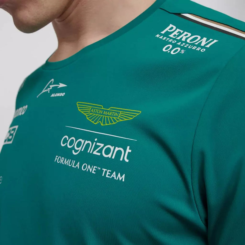 Aston Martin F1 2023 Fernando Alonso Men's Official Driver T-Shirt