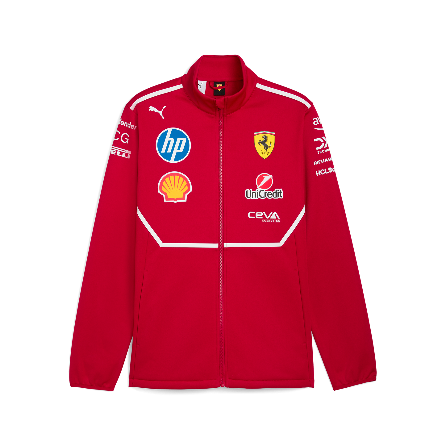 Ferrari Official F1 Men's Team Softshell Zip Jacket by Puma