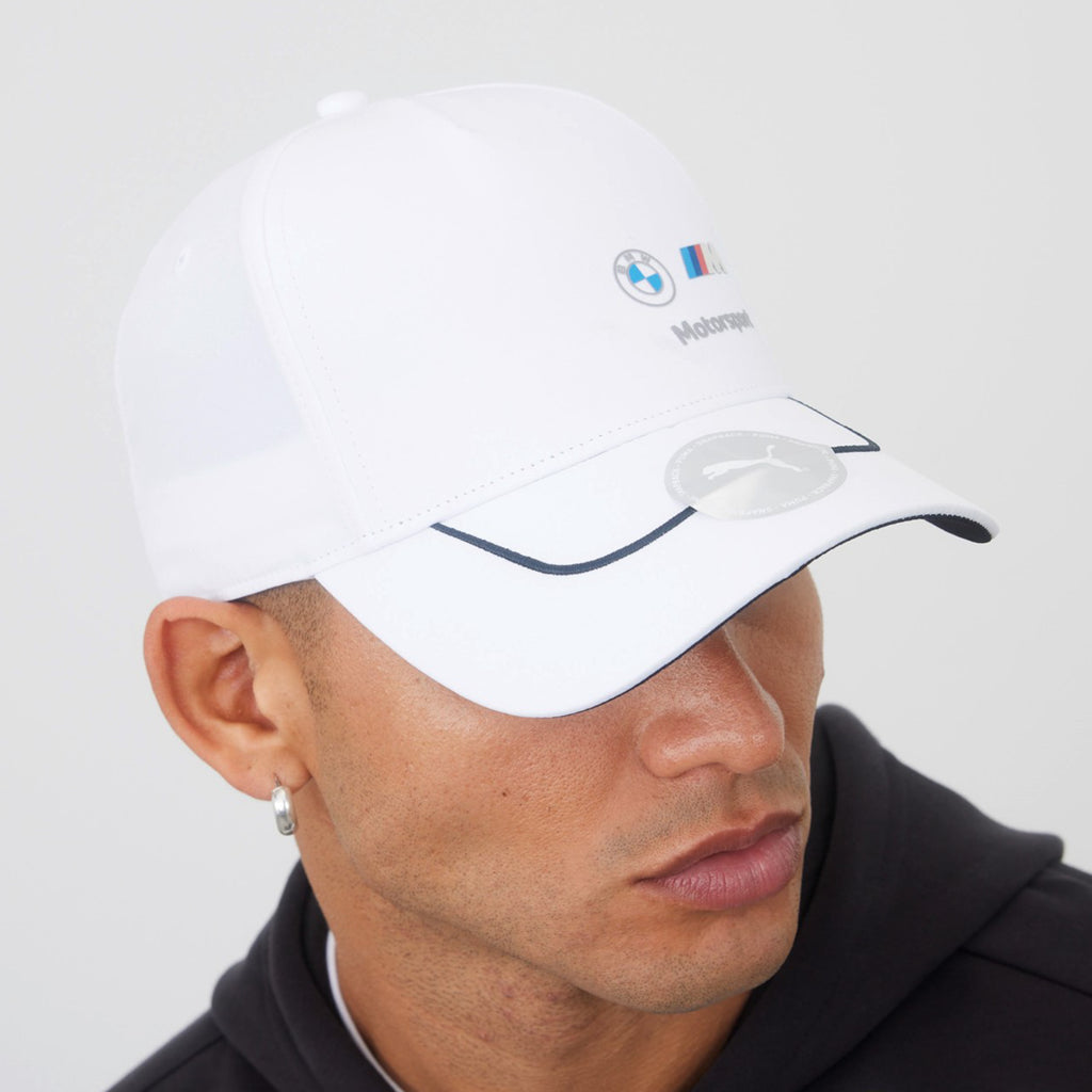BMW M Sport Motorsport White Baseball Cap By Puma bmw-m-sport-motorsport-white-baseball-cap-by-puma