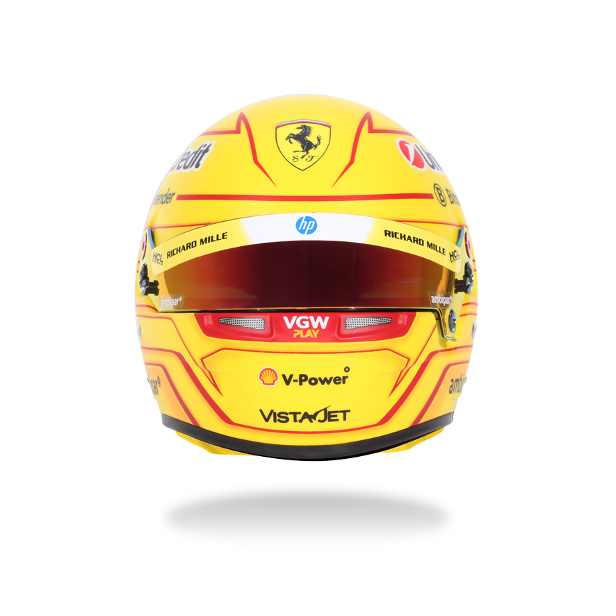 Lewis Hamilton Ferrari F1 2025 1:2 Scale Replica Helmet by Bell