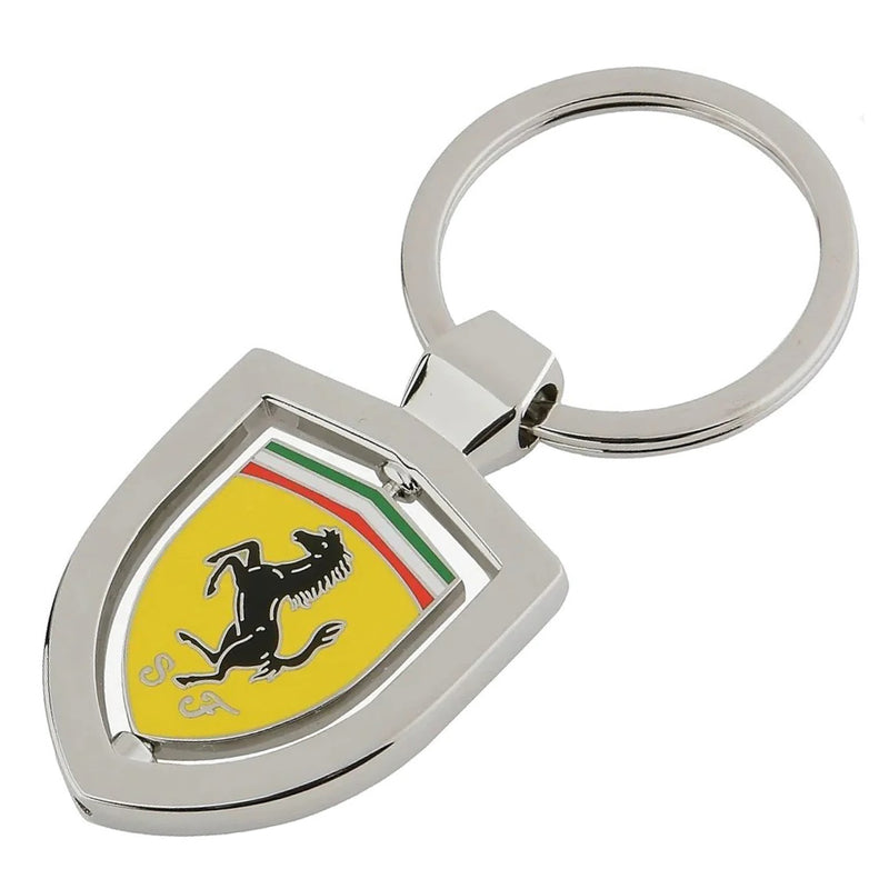 Ferrari Official Metal Spinner Key Fob Badge Keyring