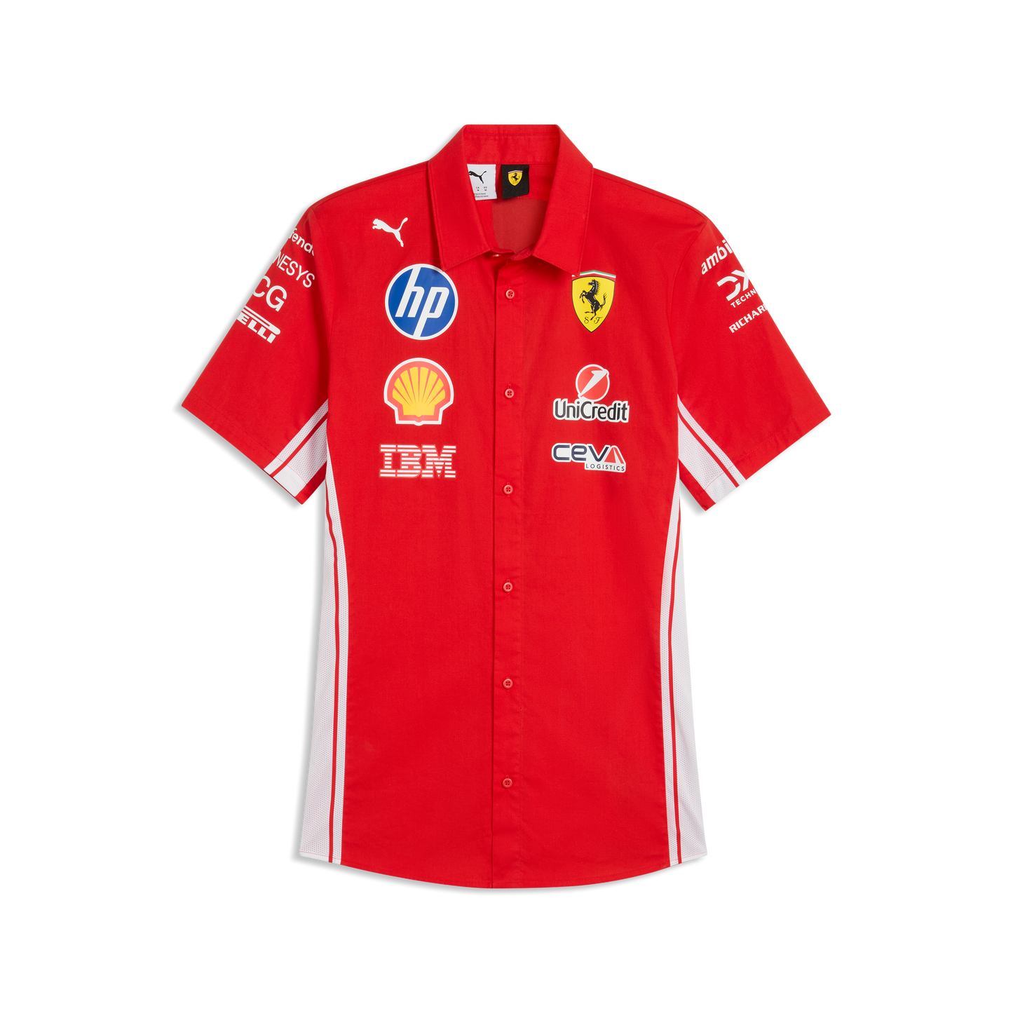 Ferrari Official F1 2026 Team Button Down Shirt by Puma