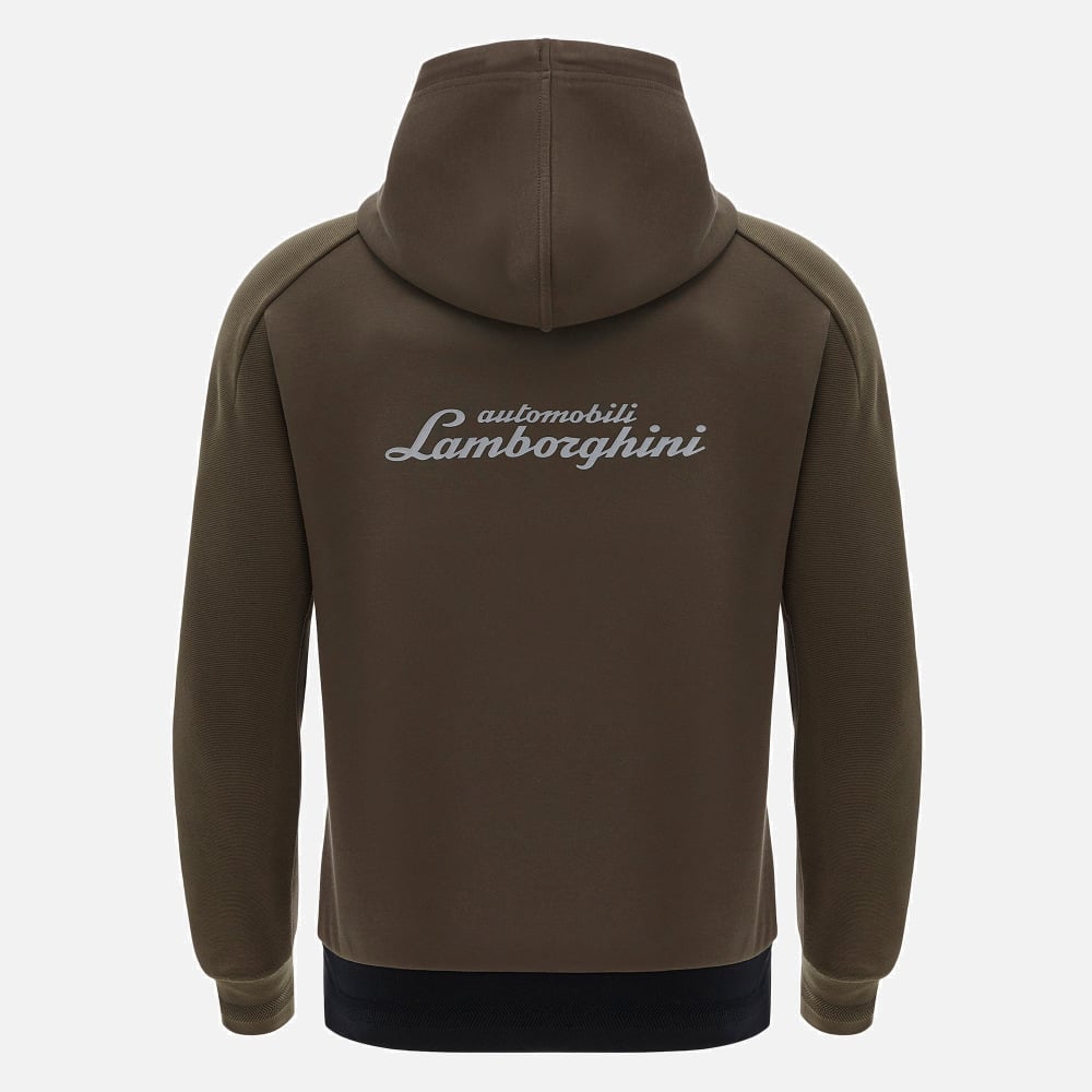 Lamborghini Official Men's Zip Jacket Sweatshirt by Macron