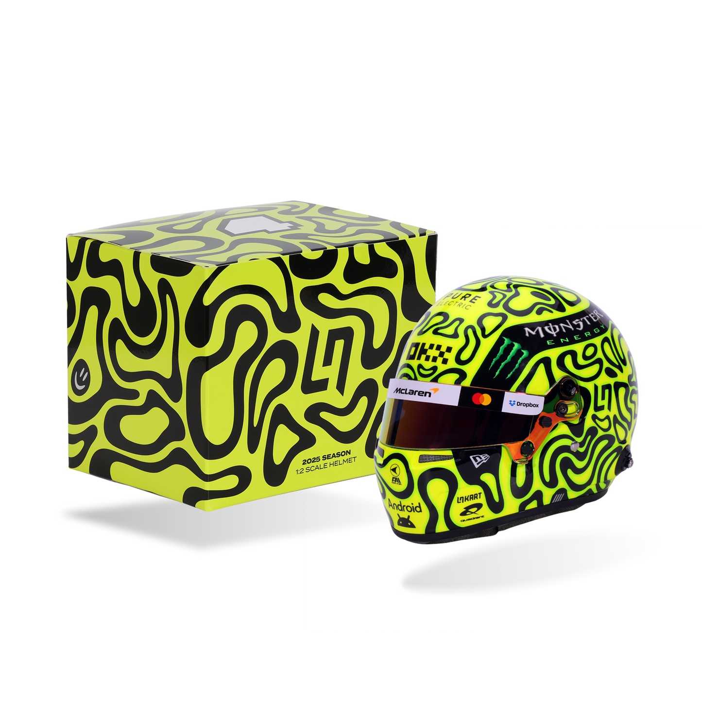 Lando Norris McLaren F1 2025 1:2 Scale Replica Helmet by Bell