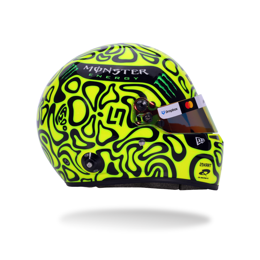 Lando Norris McLaren F1 2025 1:2 Scale Replica Helmet by Bell