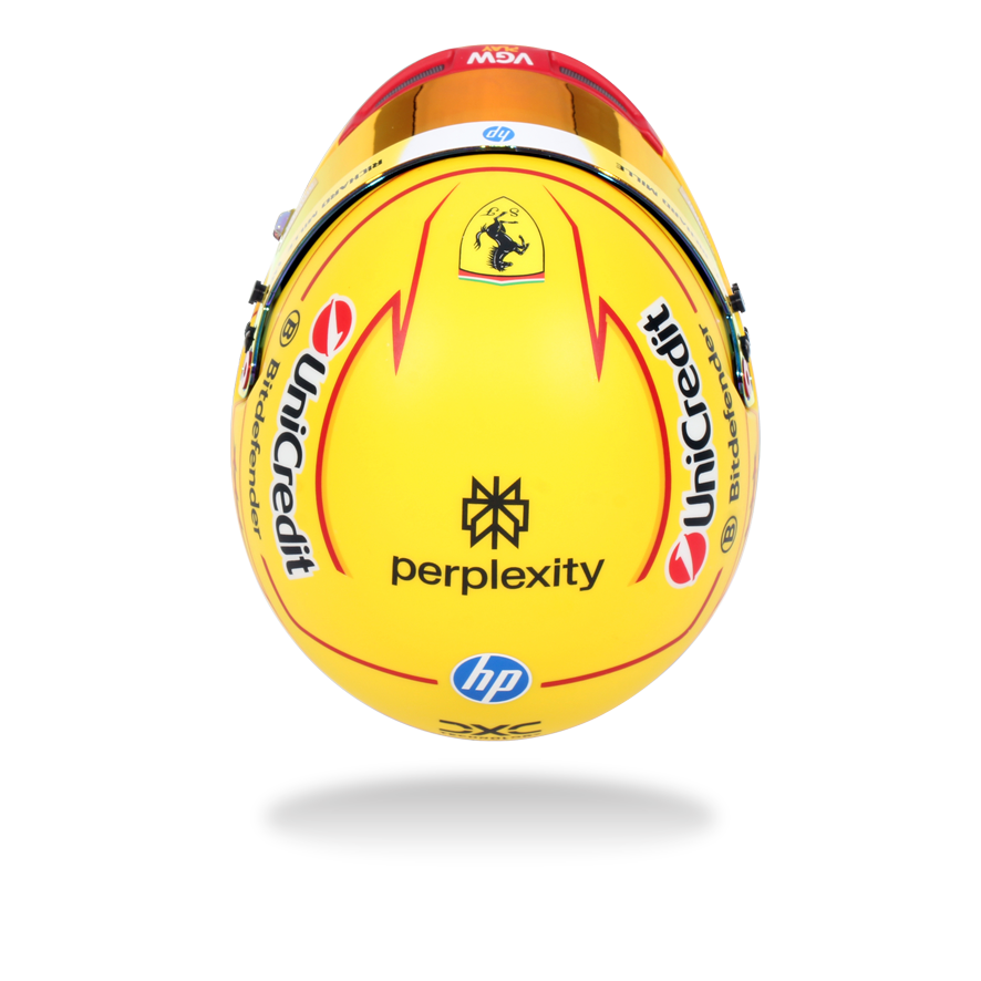 Lewis Hamilton Ferrari F1 2025 1:2 Scale Replica Helmet by Bell