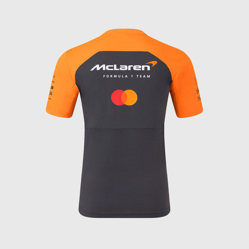 McLaren Official F1 Men's Team Set Up T-Shirt - Grey Orange