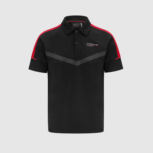 Official Porsche Motorsport 2026 Men's Official Black Polo Shirt
