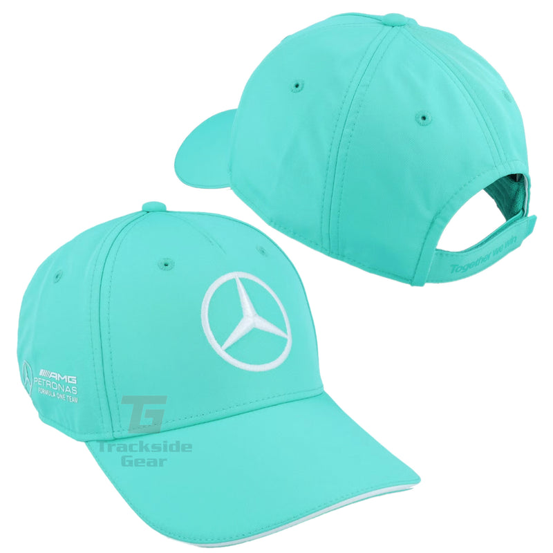 Mercedes AMG 2023 F1 Team Teal Blue-Green Baseball Cap