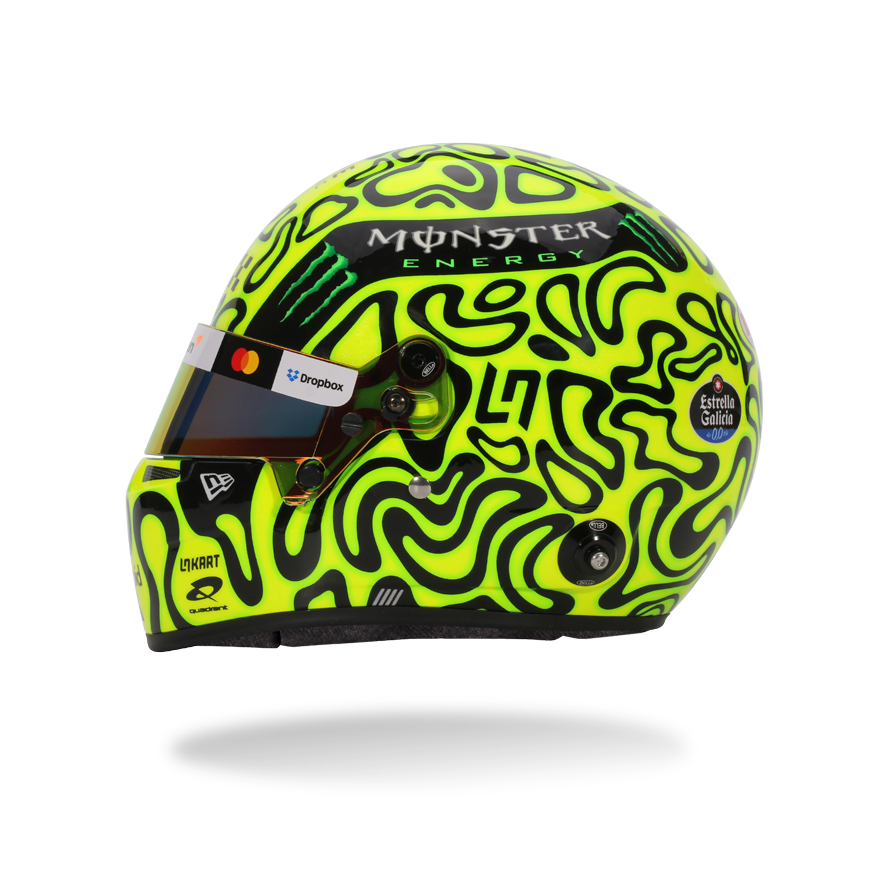 Lando Norris McLaren F1 2025 1:2 Scale Replica Helmet by Bell