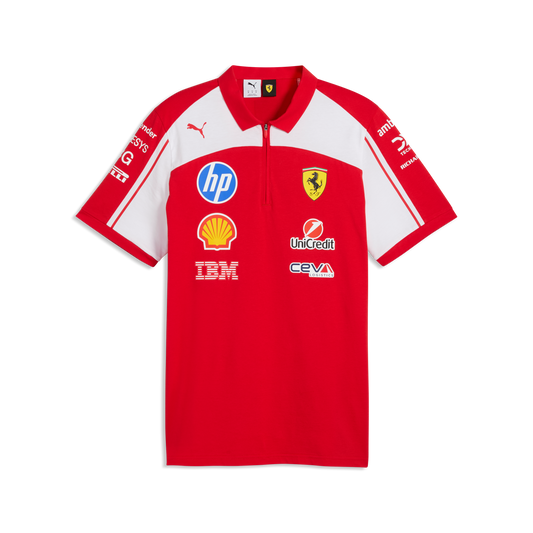 Ferrari Official F1 2026 Team Cotton Polo Shirt by Puma
