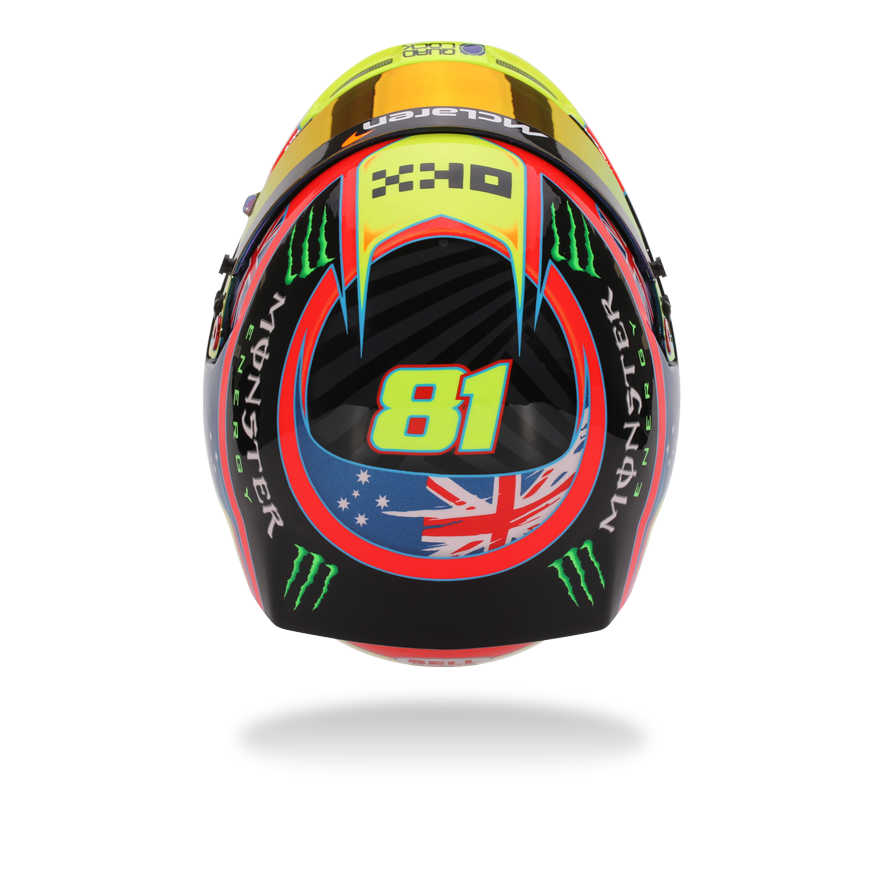 Oscar Piastri McLaren F1 2025 1:2 Scale Replica Helmet by Bell