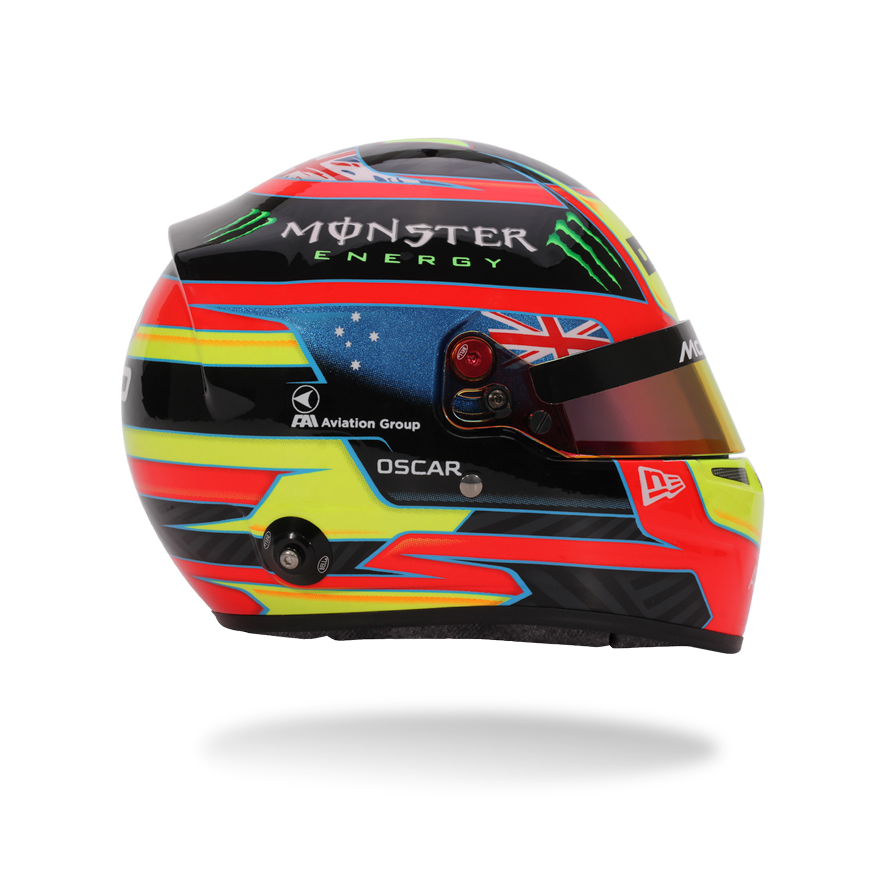 Oscar Piastri McLaren F1 2025 1:2 Scale Replica Helmet by Bell