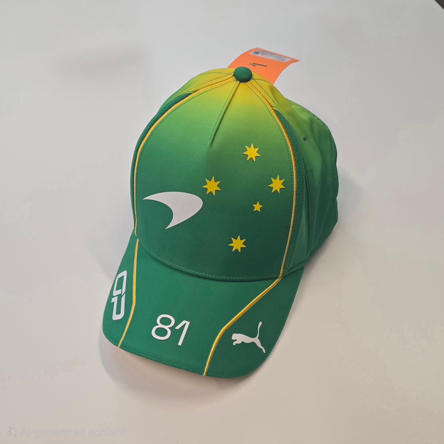 McLaren Racing F1 Oscar Piastri Australia Special Cap by Puma