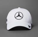Official Mercedes AMG Petronas 2025 F1 Team Baseball Cap by Adidas - White