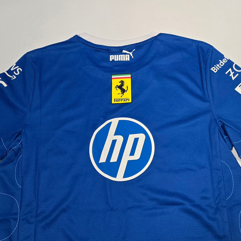 Ferrari Monza 2025 Special Edition Blue Team T-Shirt