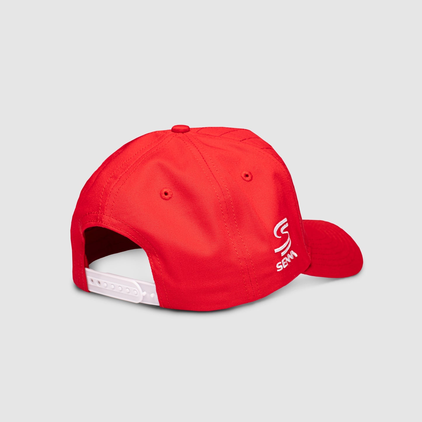 Ayrton Senna Official Premium Tag Heuer Quilted Cotton Red Cap