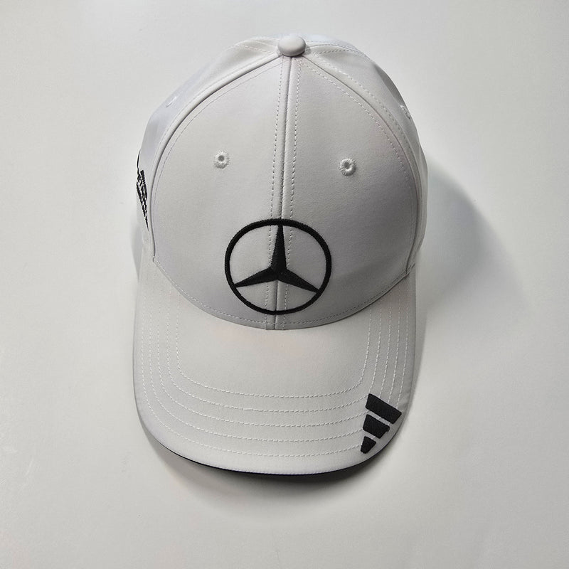 Mercedes AMG 2025 F1 Team Baseball Cap by adidas - White