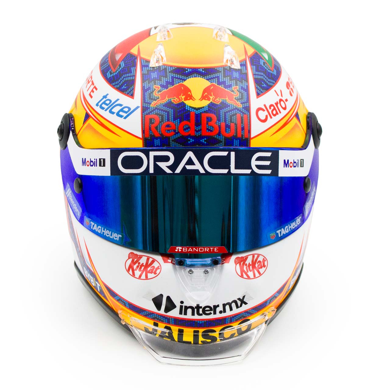 Official Red Bull Racing Formula 1 2024 Team – Sergio Perez 1/2 Scale Replica Helmet