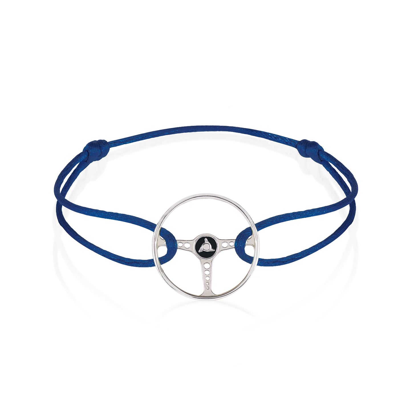 Revival Retro Silver Steering Wheel Bracelet by The Mechanists - Trackside Gear Australia
