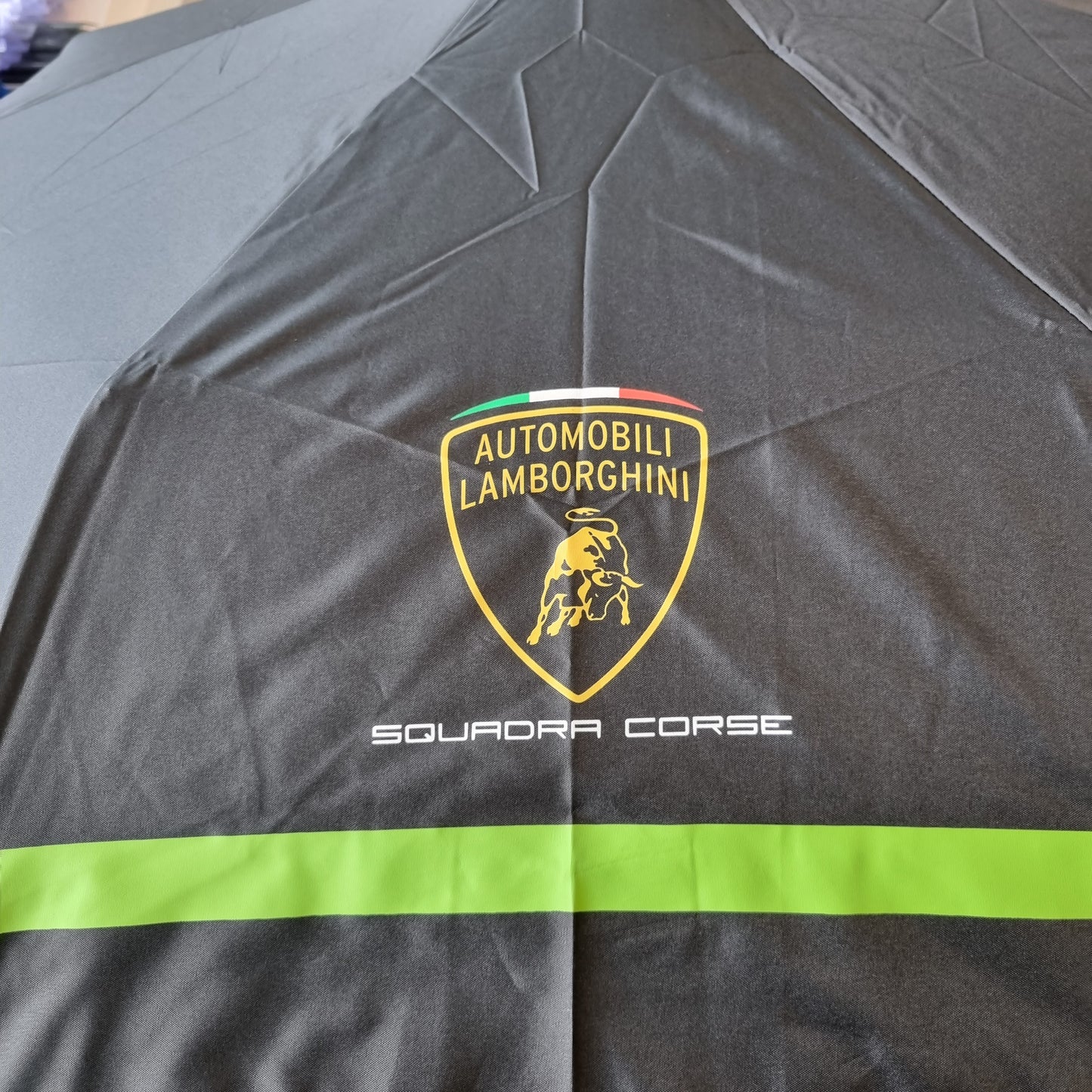 Automobili Lamborghini Squadra Corse Compact Official Umbrella - Black