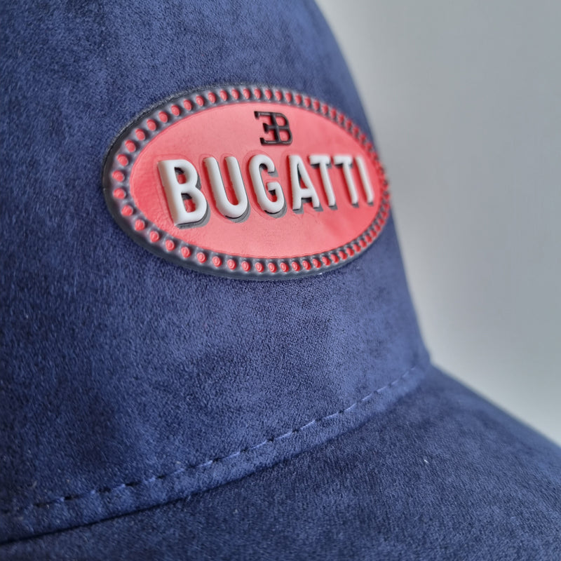 Bugatti Authentic Adjustable Curved Visor Suede Baseball Cap
