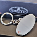 Bugatti Authentic Red Logo Metal Keyring