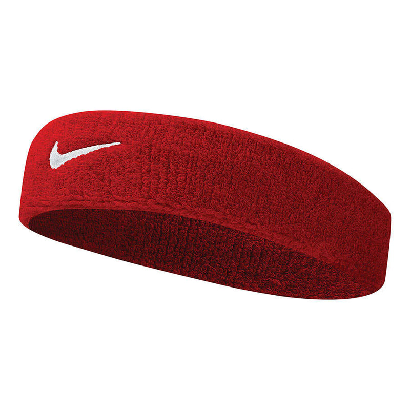 Nike Swoosh Cotton Nylon Sports Headband Red-Headband-Easy Bay