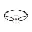 Revival Retro Silver Steering Wheel Bracelet by The Mechanists - Trackside Gear Australia