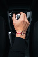 Nurburgring Official Silver Steering Wheel Bracelet by The Mechanists - Trackside Gear Australia