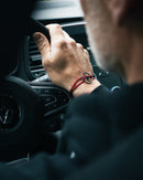 Nurburgring Official Silver Steering Wheel Bracelet by The Mechanists - Trackside Gear Australia