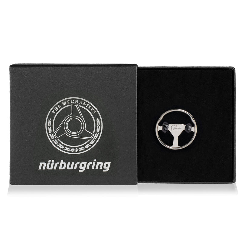 Nurburgring Official Silver Steering Wheel Bracelet by The Mechanists - Trackside Gear Australia