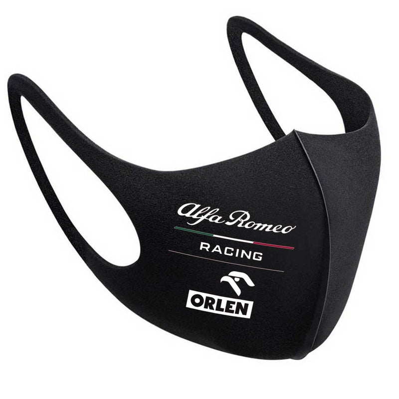 Alfa Romeo Racing Official Face Mask 3 Layer Made in Italy - Trackside Gear Australia