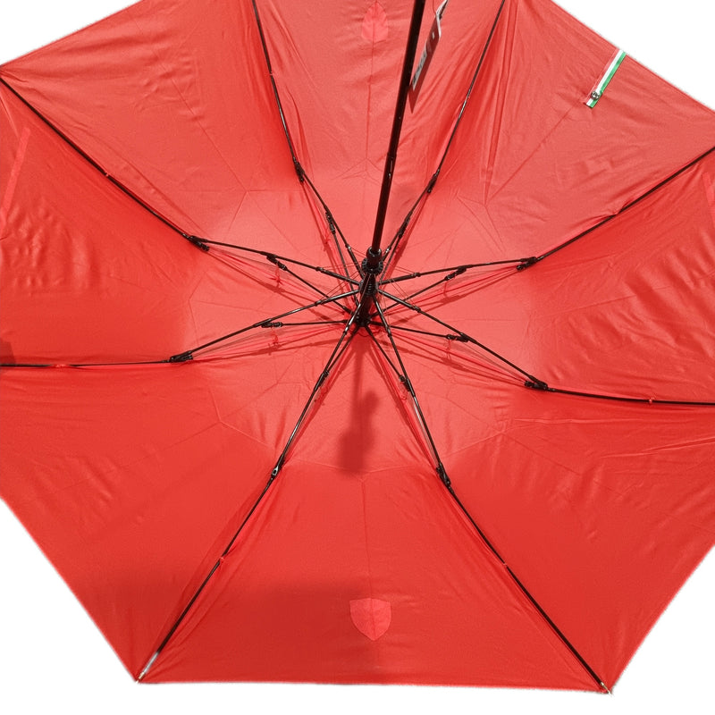 Ferrari Official Compact Red Umbrella - Trackside Gear Australia