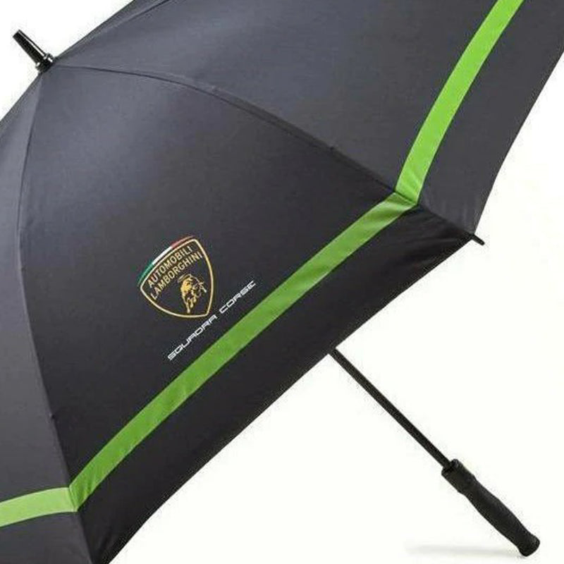 Lamborghini Squadra Corse Official Large Black Umbrella - Trackside Gear Australia
