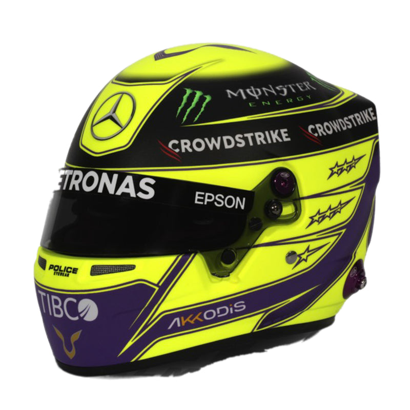 Lewis Hamilton Mercedes AMG Petronas 2022 F1 1:2 Scale Replica Helmet by Bell