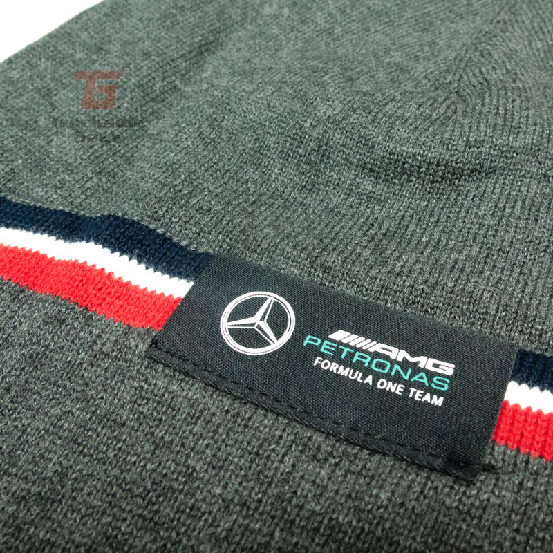 Mercedes Benz AMG Petronas F1 Cotton Winter Beanie - Trackside Gear Australia