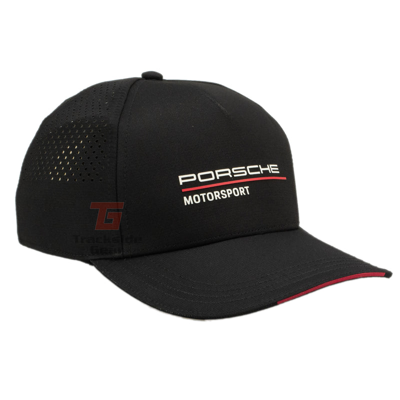 Porsche Motorsport Official Black Snapback Baseball Cap - Trackside Gear Australia