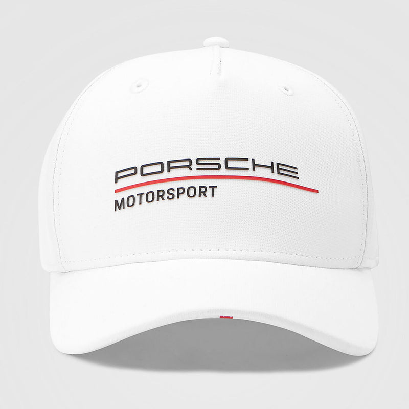 Porsche Motorsport Official White Adjustable Baseball Cap - Trackside Gear Australia