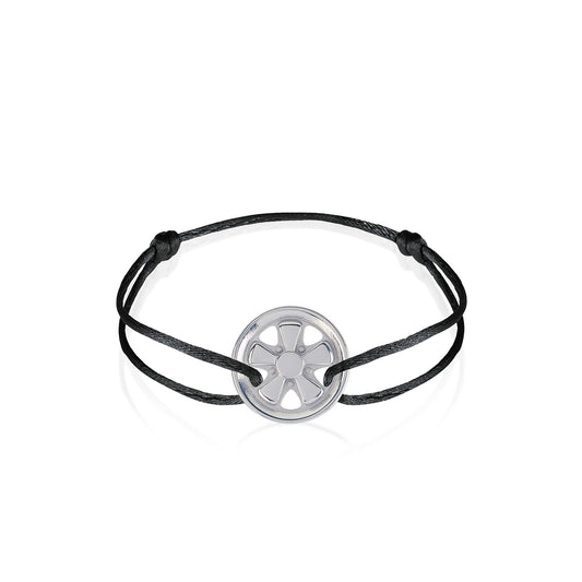 911 Classic Fuchs Wheel Silver Bracelet by The Mechanists - Trackside Gear Australia