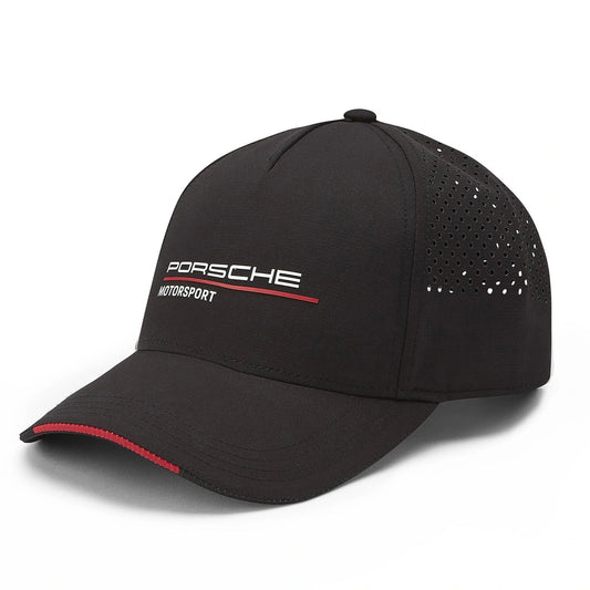 Porsche Motorsport Official Black Snapback Baseball Cap - Trackside Gear Australia