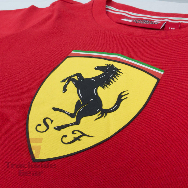Scuderia Ferrari Kid's Official Logo T-Shirt - Trackside Gear Official